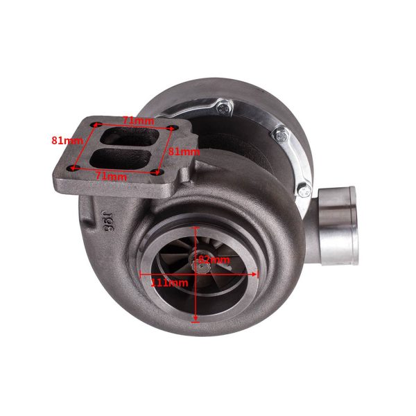 Maxpeedingrods GT45 T4 Upgrade Racing Turbo charger - Görsel 2