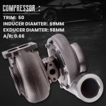 Maxpeedingrods GT45 T4 Upgrade Racing Turbo charger - Görsel 3